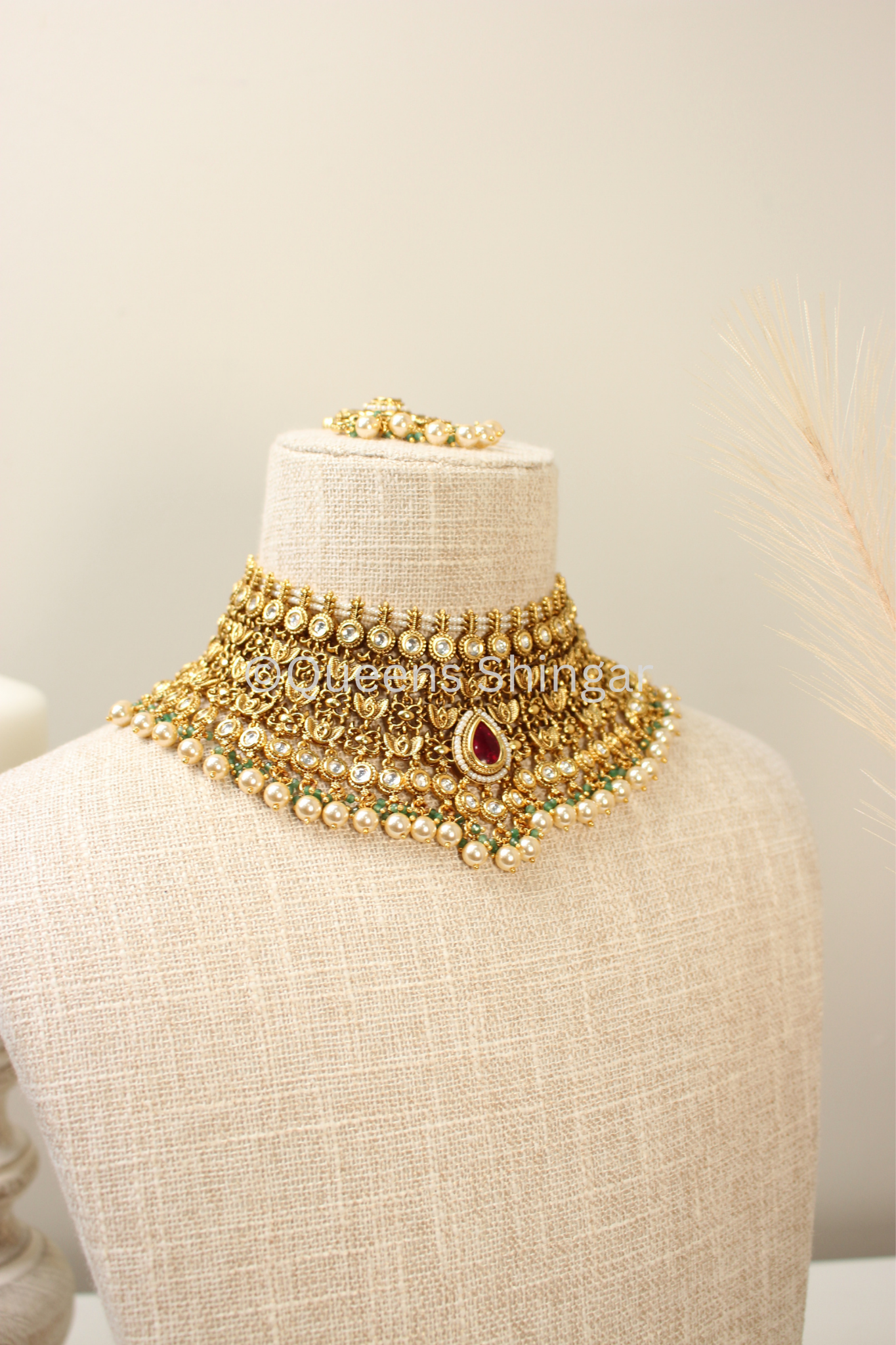 Hania || Bridal Kundan Set