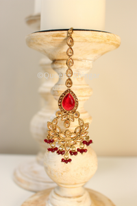Rubi || Earrings and Tikka