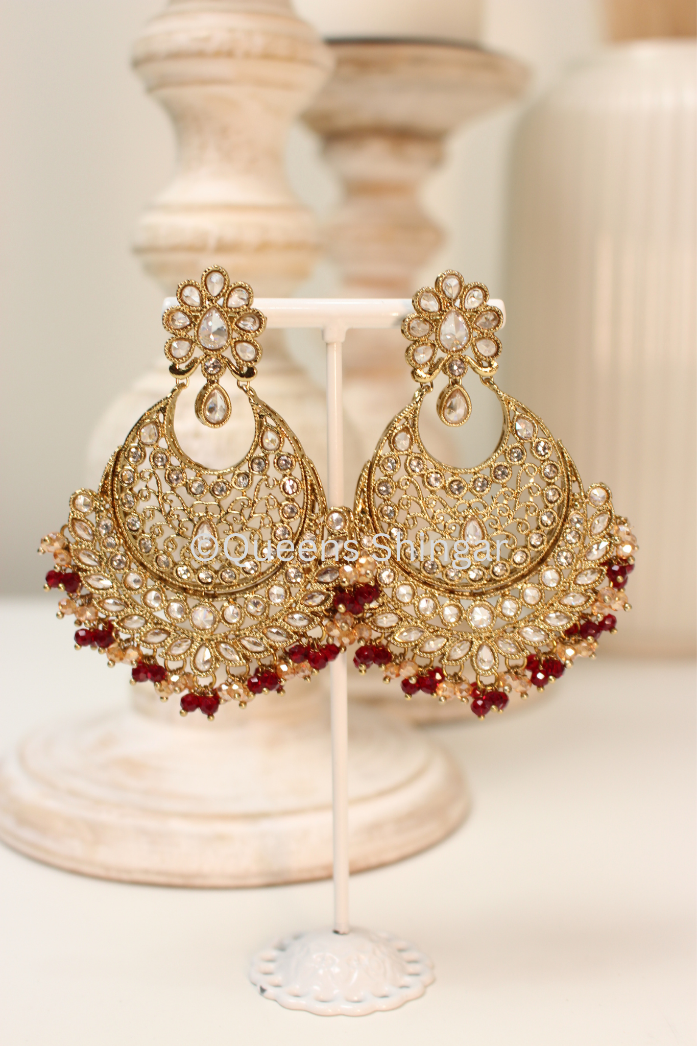 Ziva || Earrings and Tikka