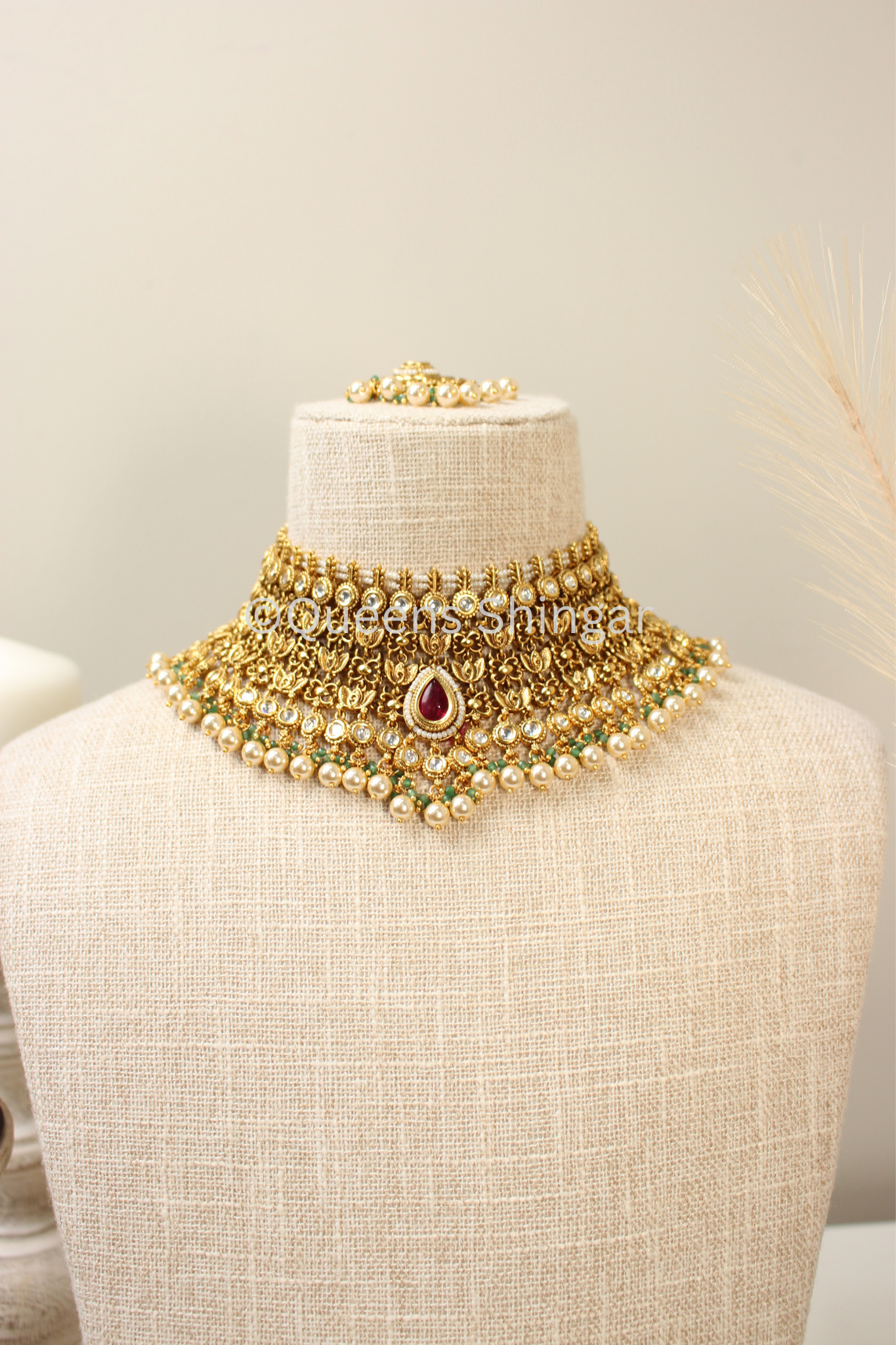 Hania || Bridal Kundan Set