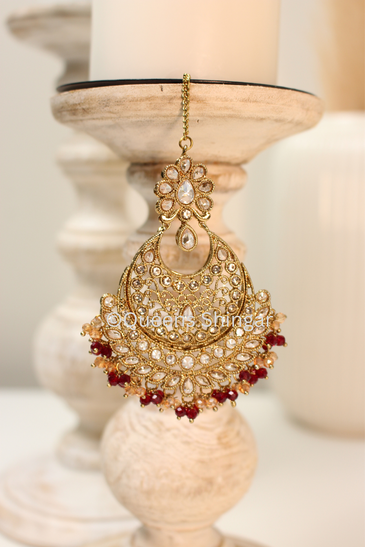 Ziva || Earrings and Tikka