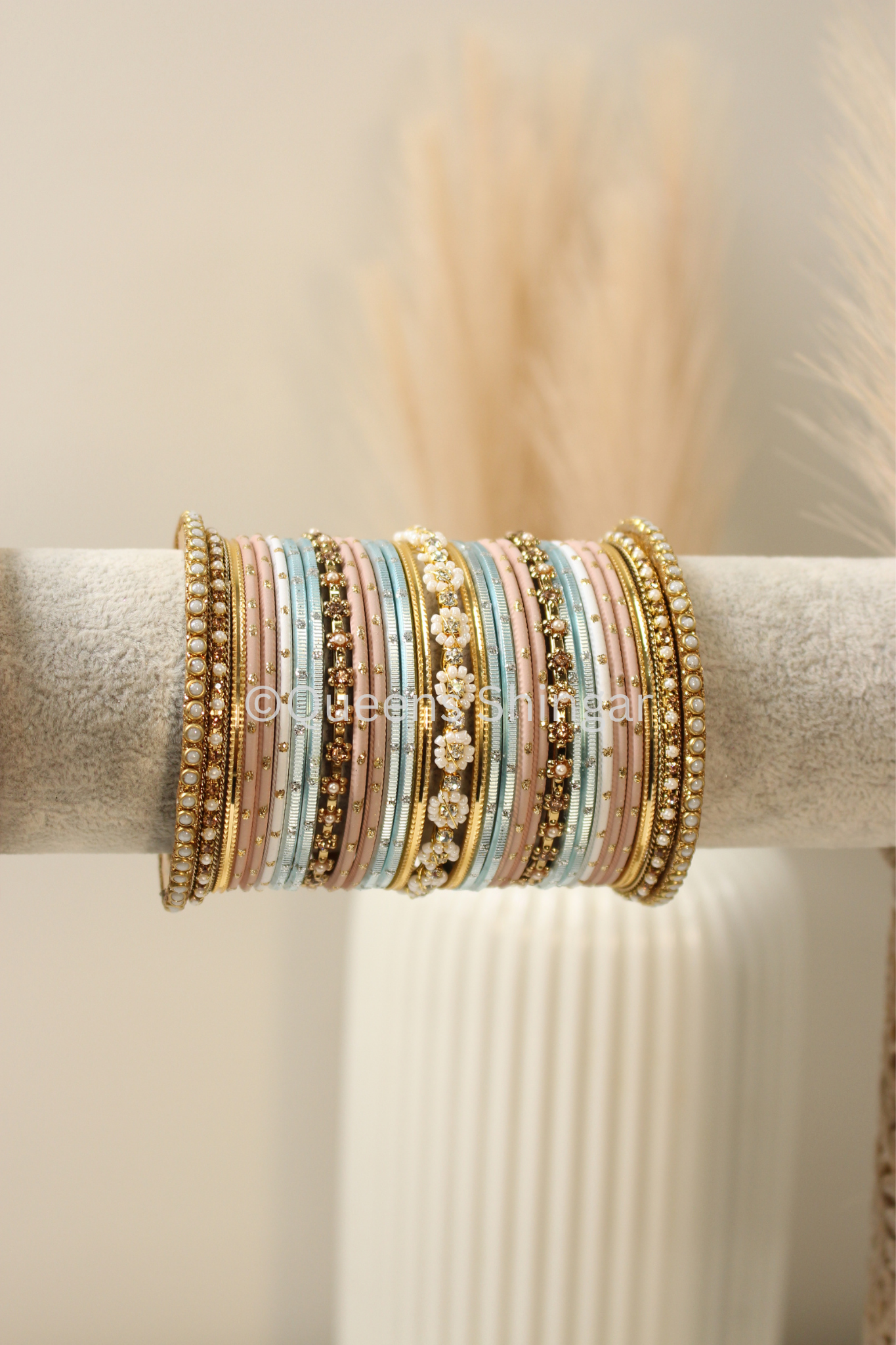 Skyblush Charm || Bangle Set