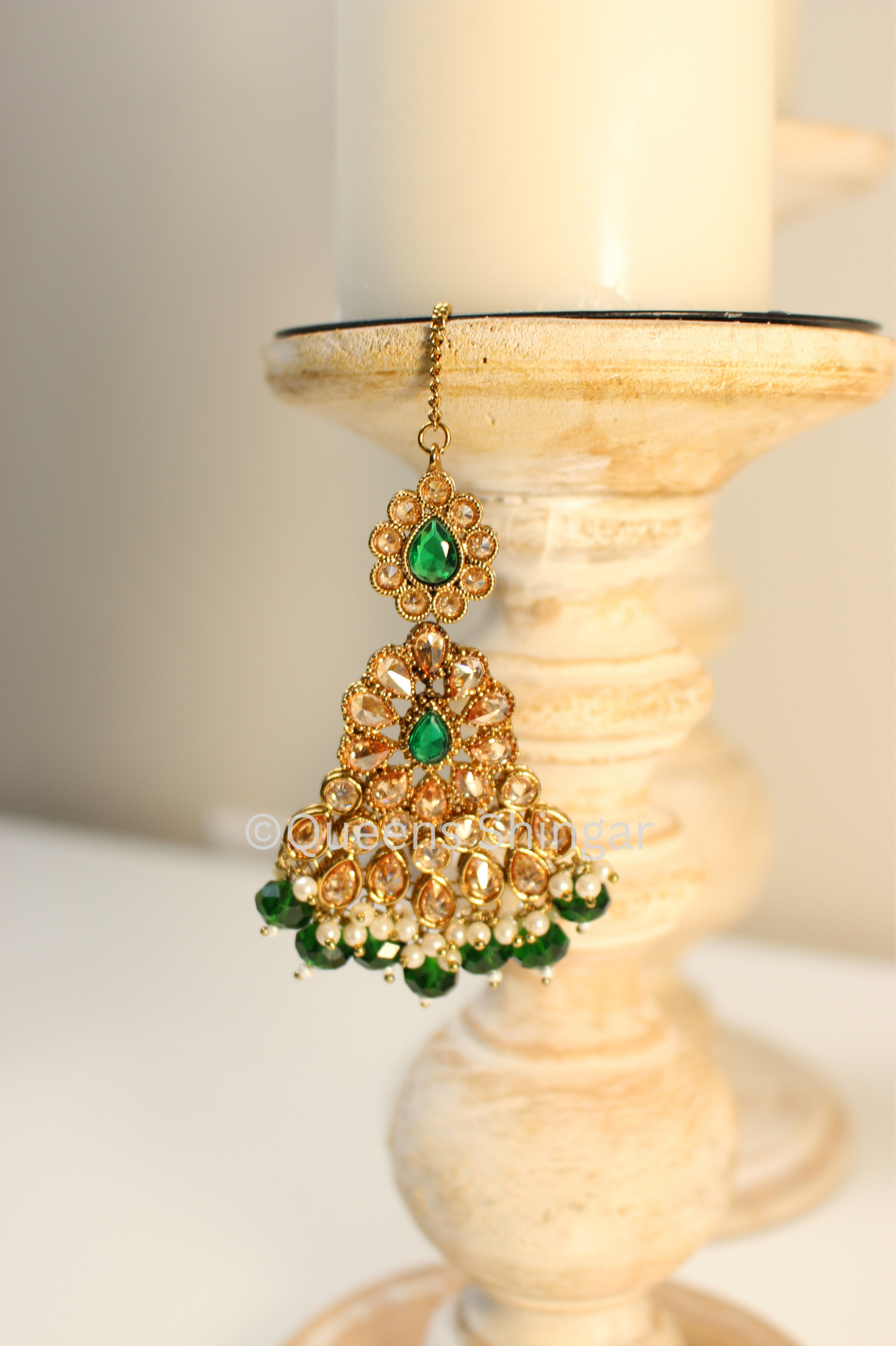 Vama || Earrings and Tikka