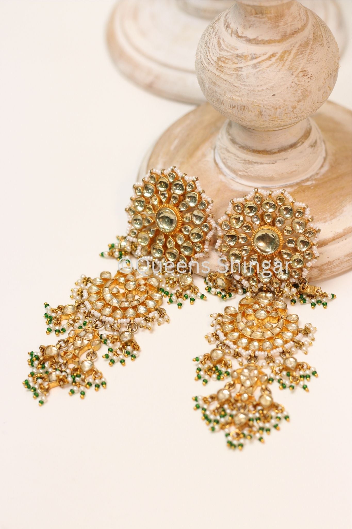 Yasmin || Pachi Kundan Set