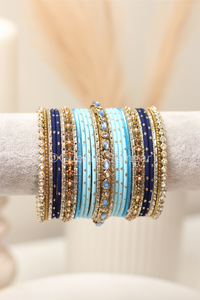 Azure Elegance || Bangle Set