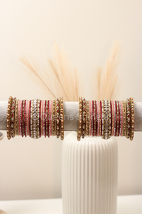 Blush Ruby || Bangle Set