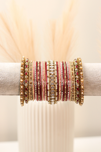 Blush Ruby || Bangle Set