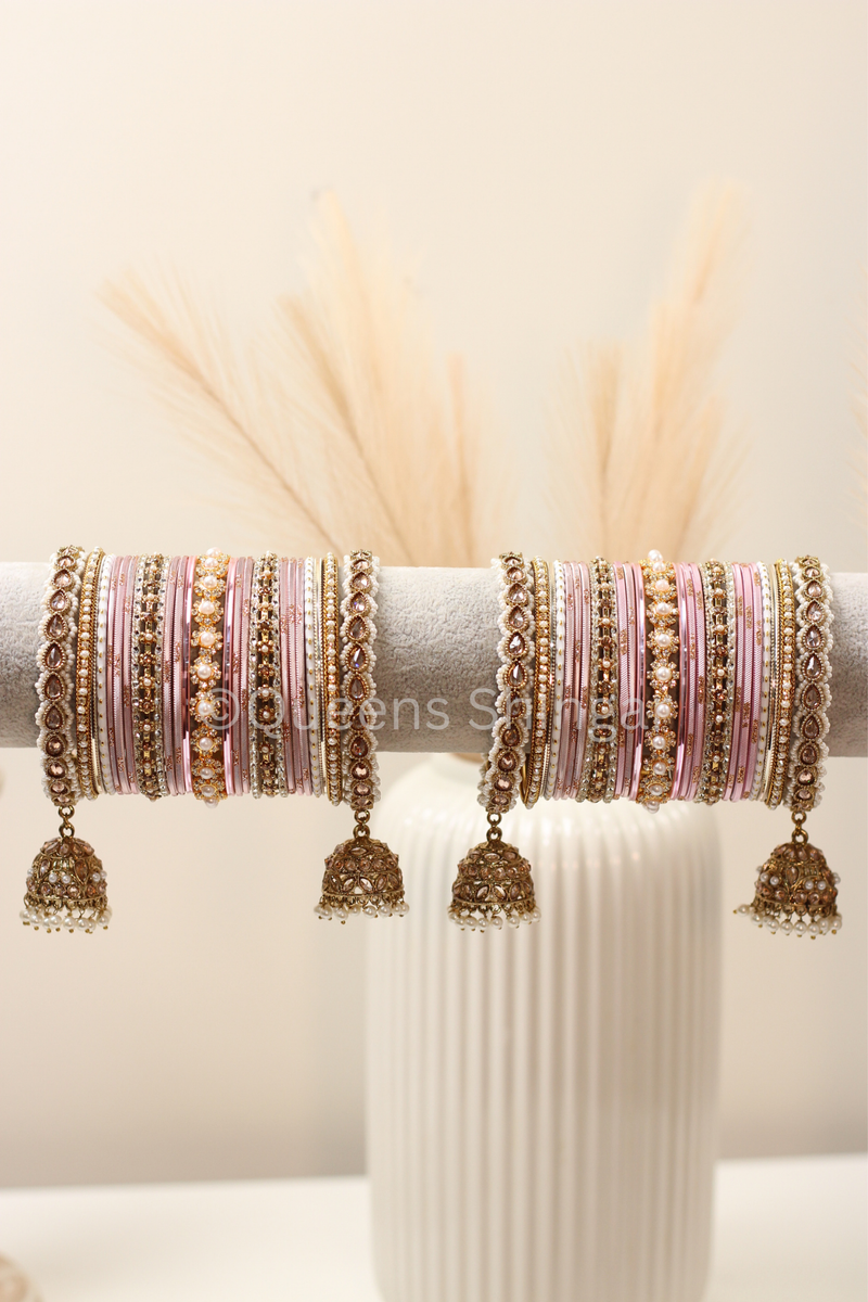 Pink Glow || Bangle Set