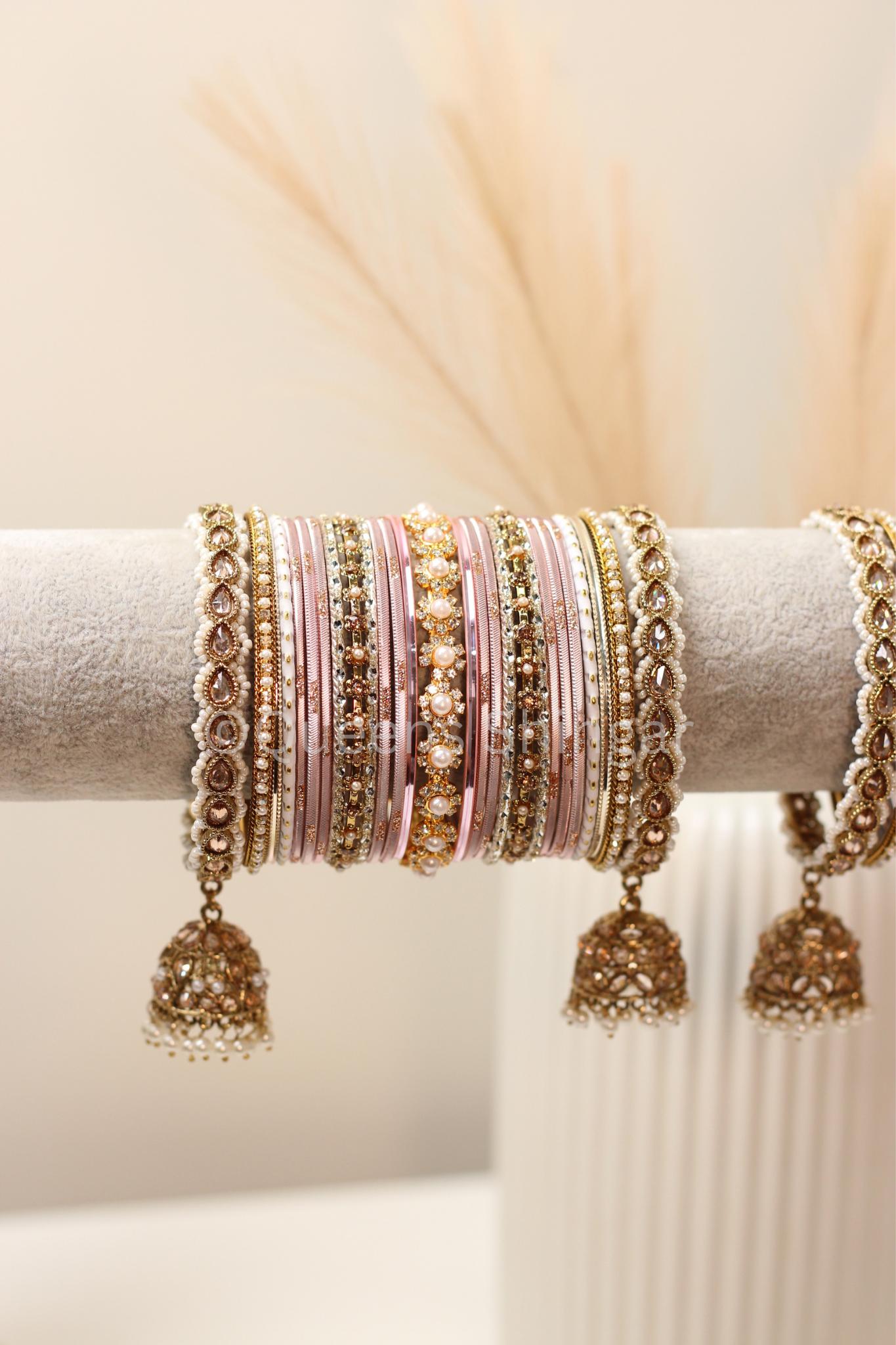 Pink Glow || Bangle Set