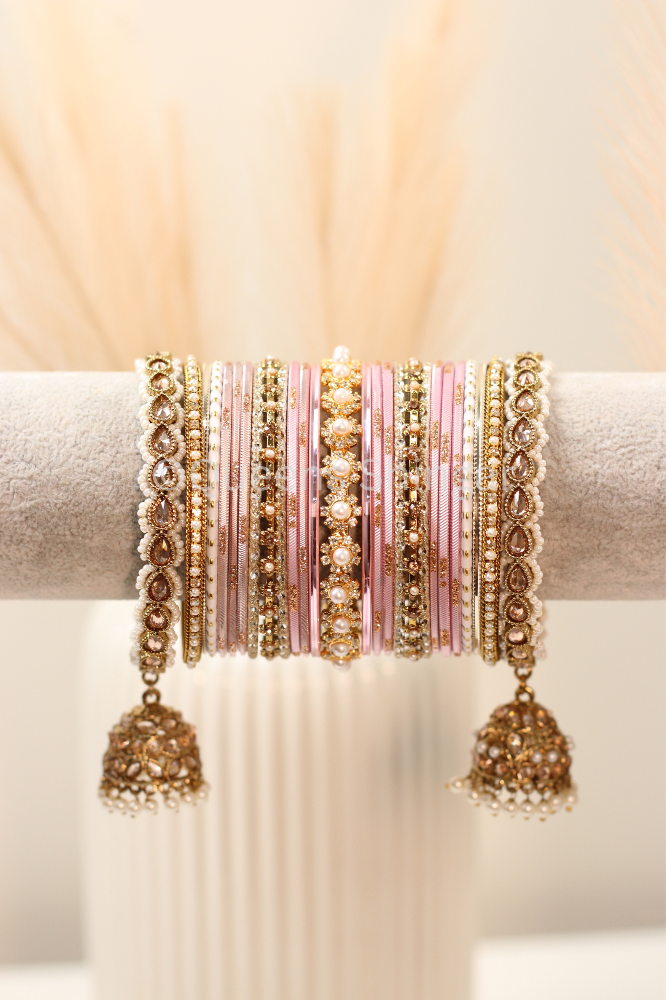 Pink Glow || Bangle Set