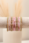 Pinky Pearl || Bangle Set