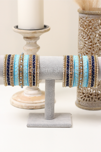 Azure Elegance || Bangle Set