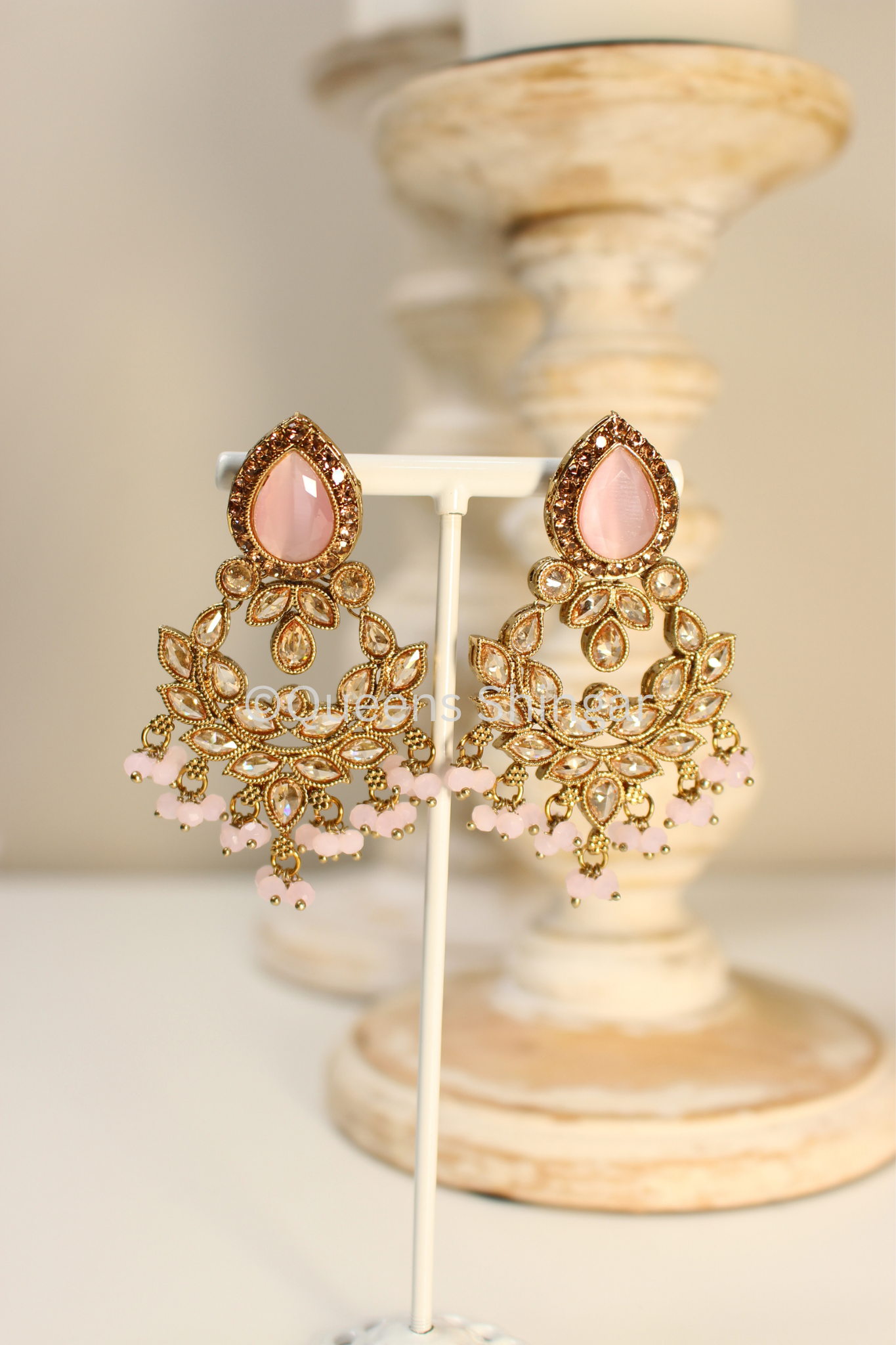 Rubi || Earrings and Tikka