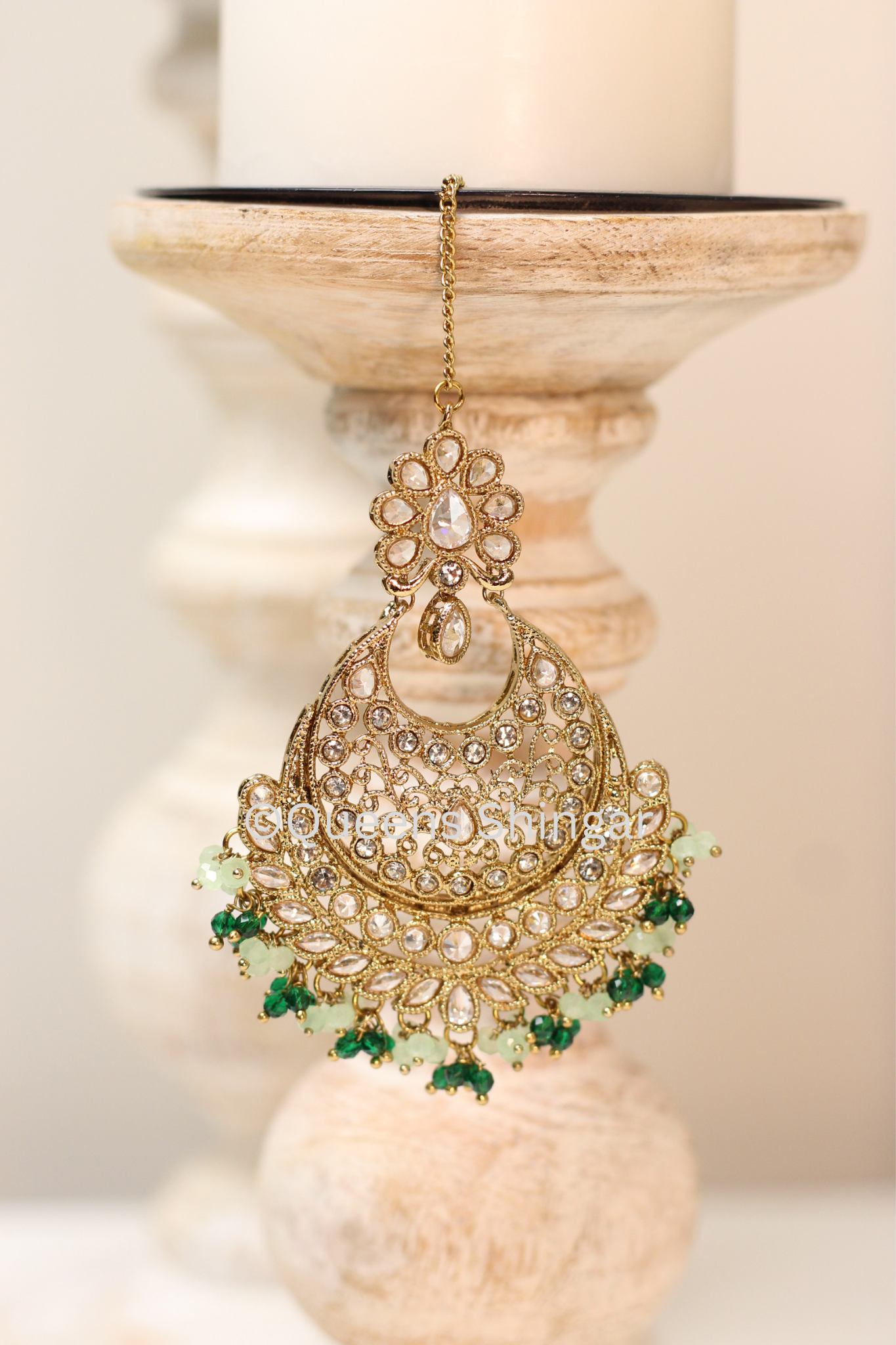 Ziva || Earrings and Tikka