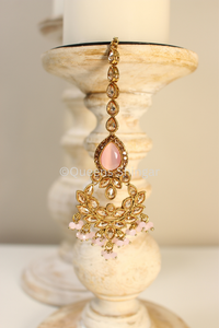 Rubi || Earrings and Tikka