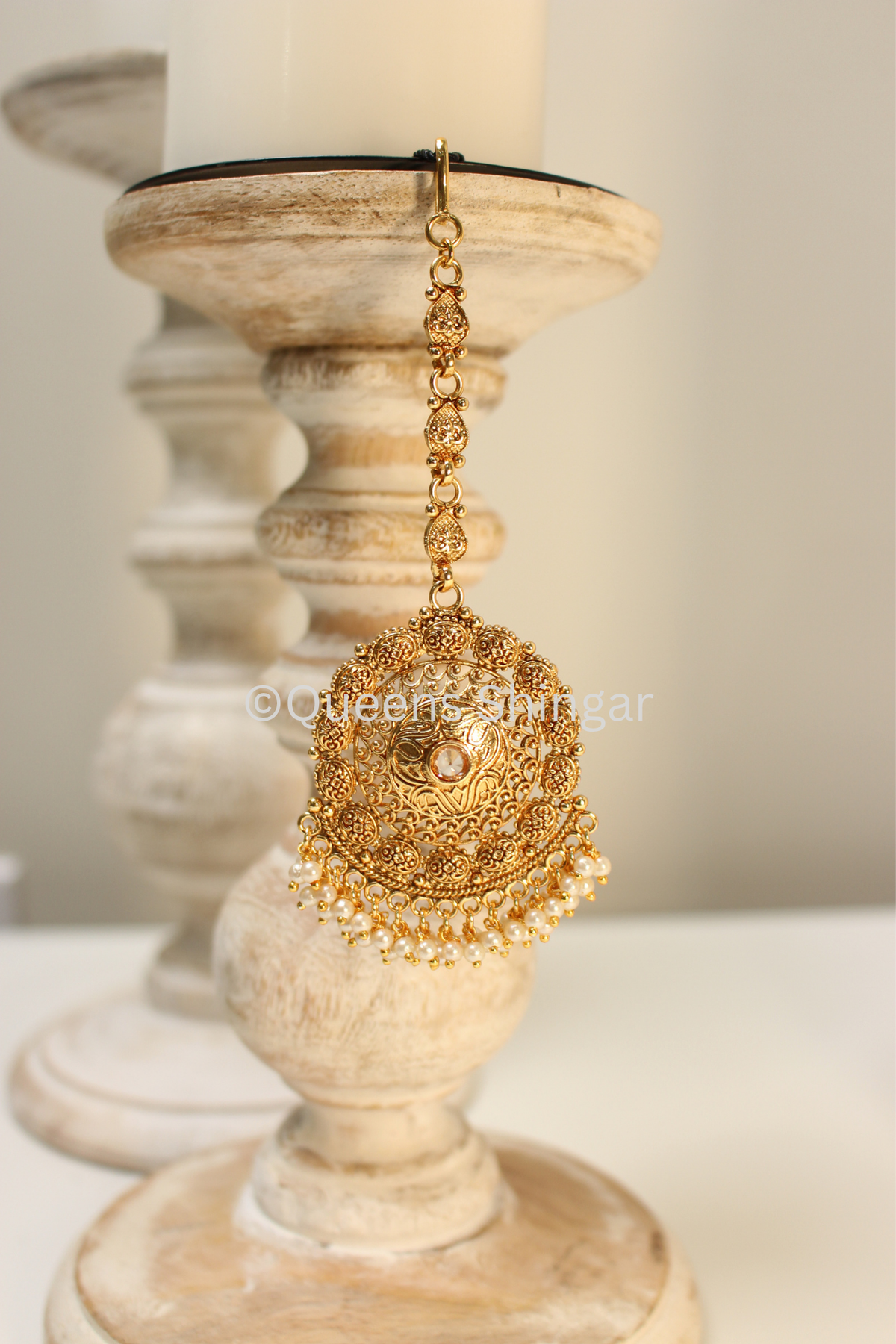 Bahaar || Earrings and Tikka