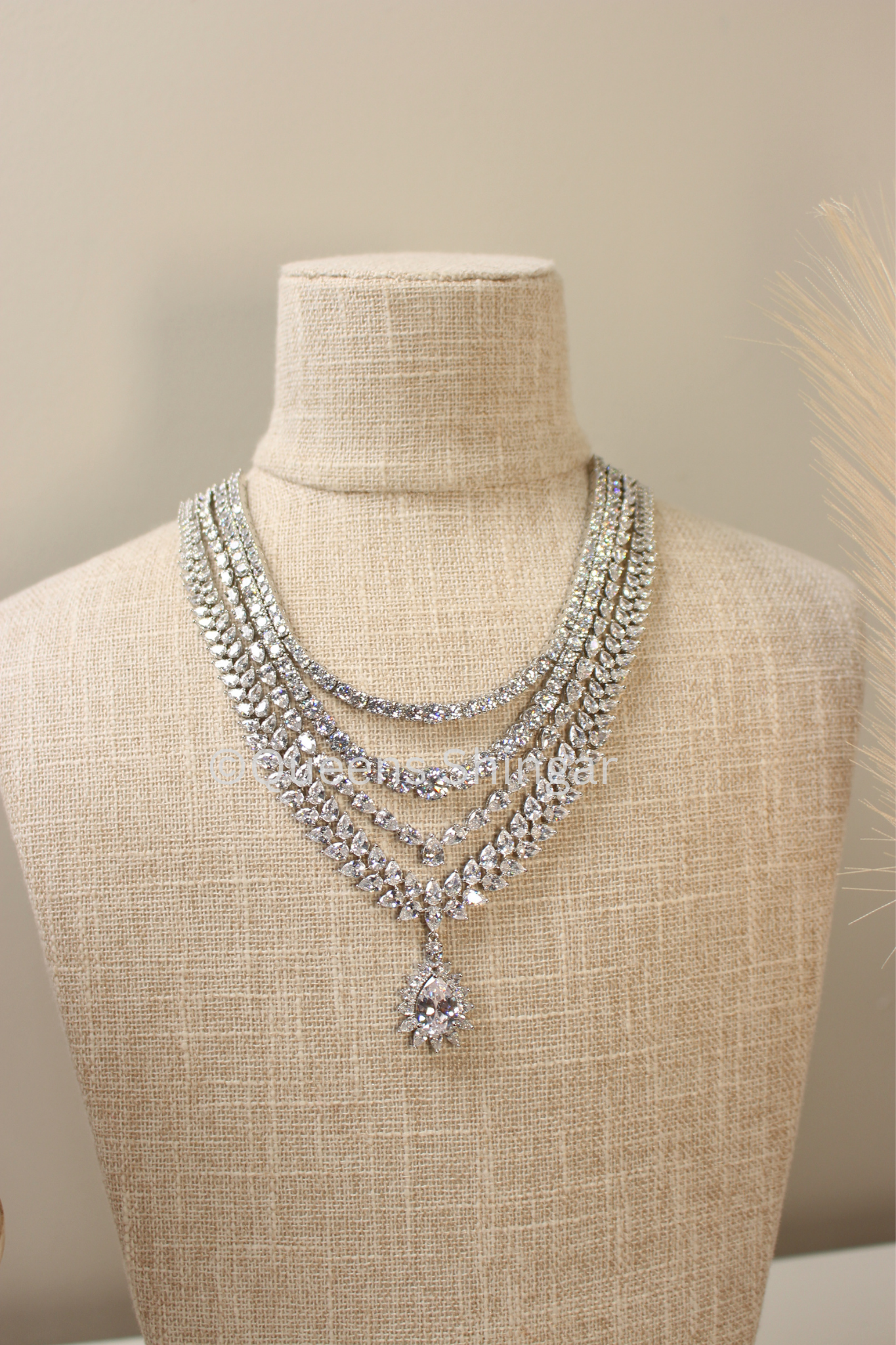 Anjum || American Diamond Set