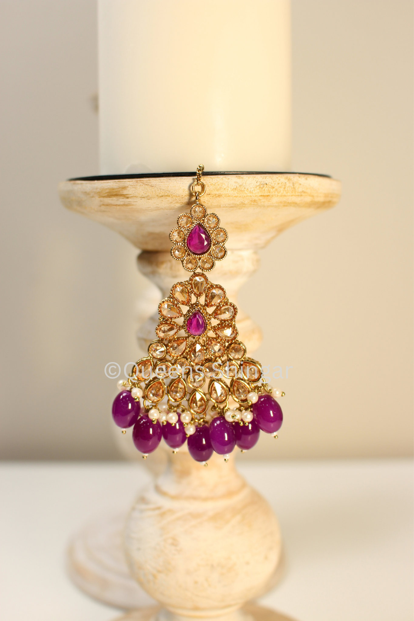 Vama || Earrings and Tikka