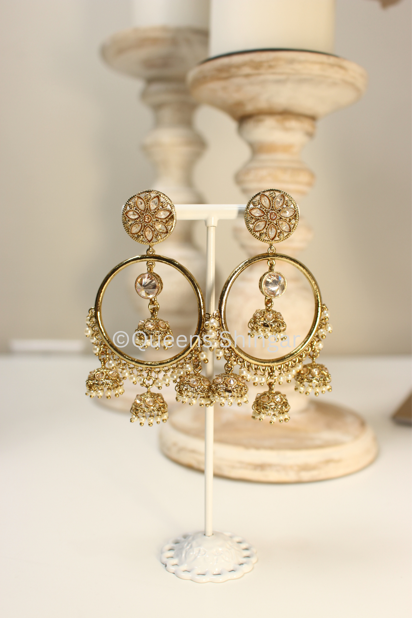 Naza || Earrings and Tikka
