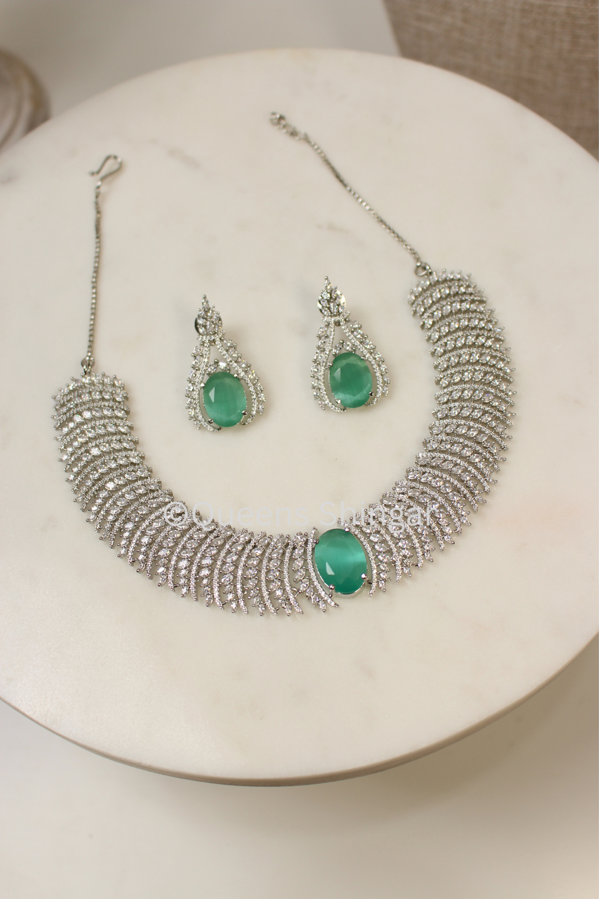 Saro || American Diamond Set