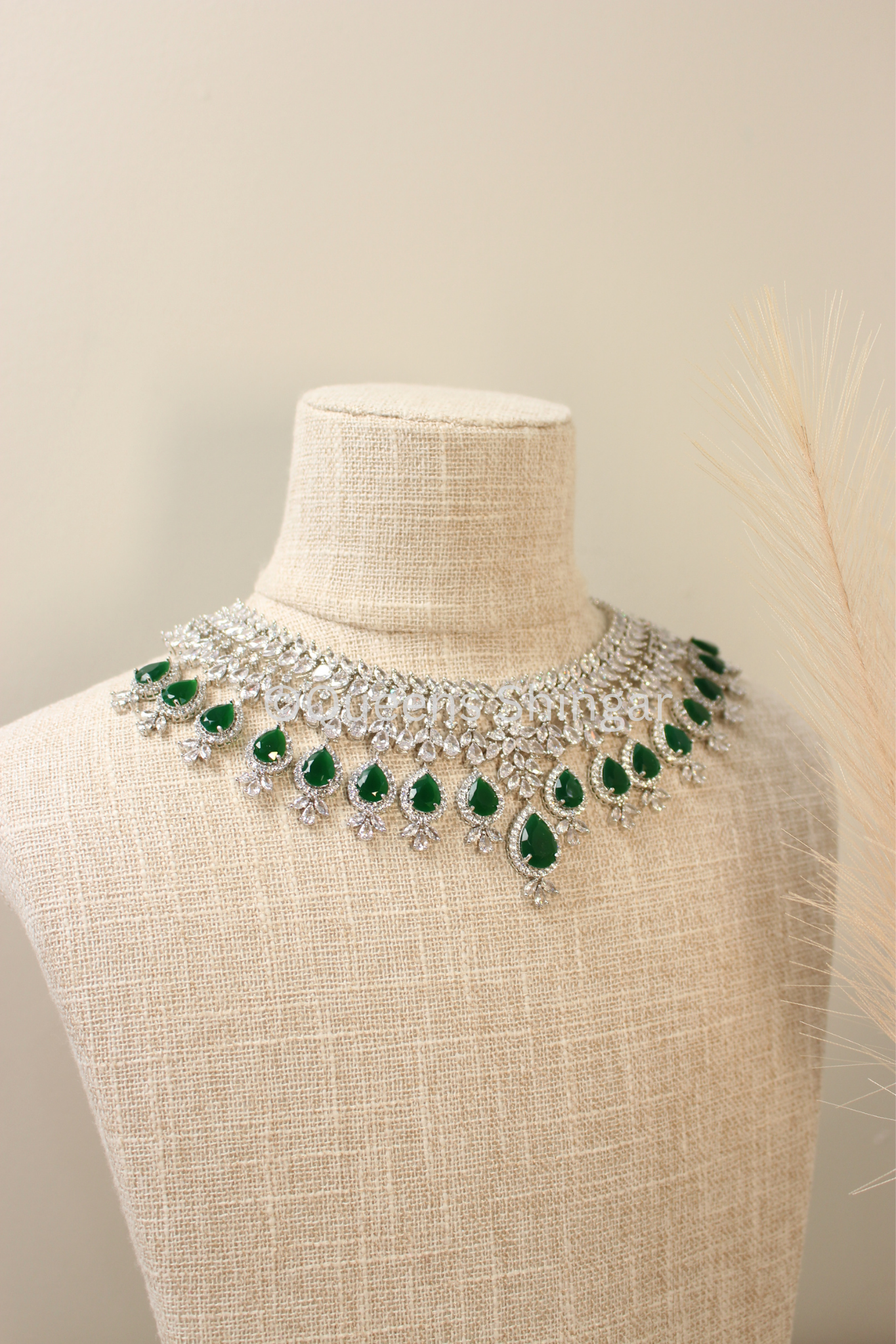 Tashi || American Diamond Set