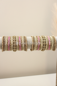 Gulabi Gold || Bangle Set
