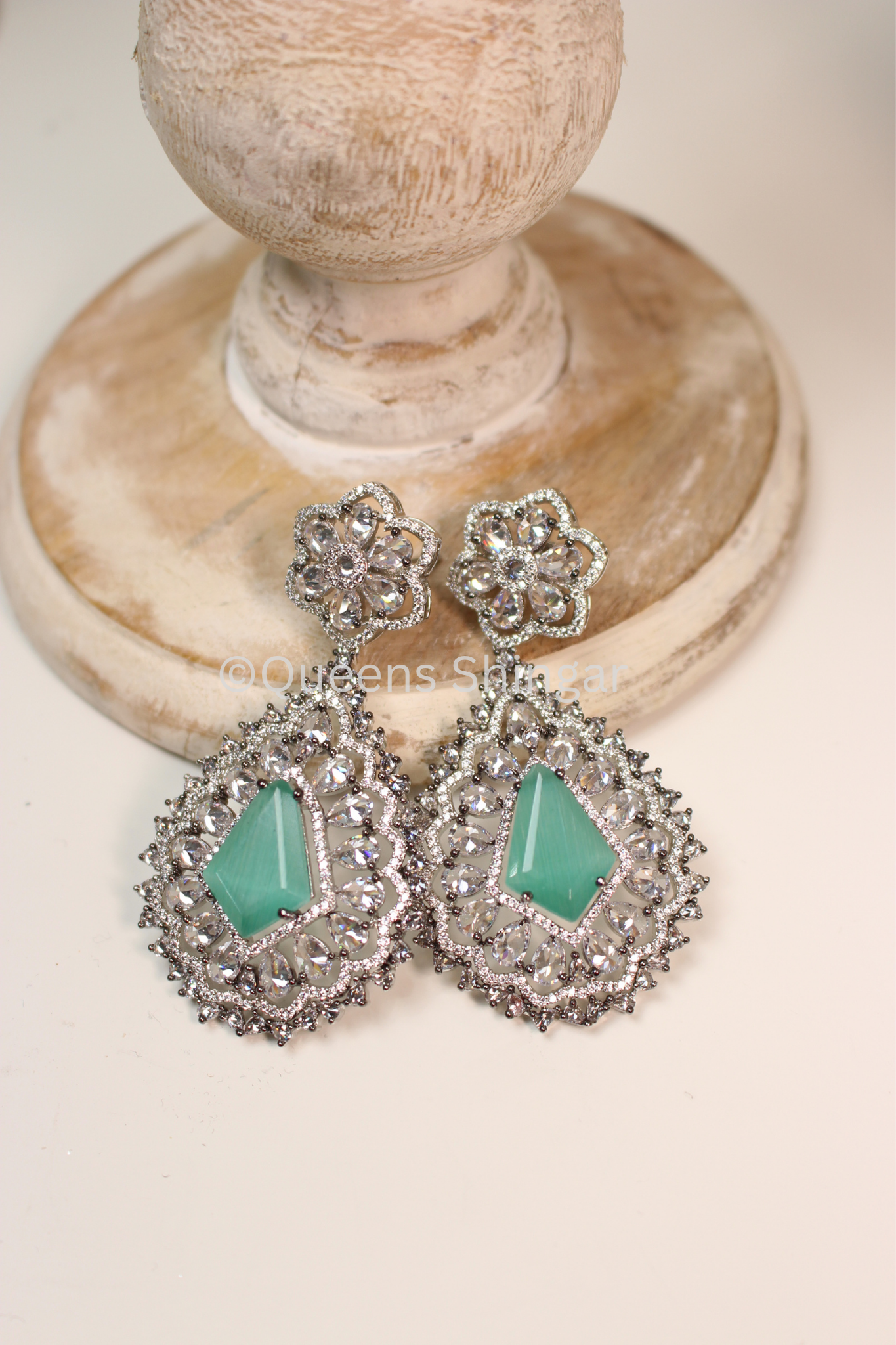 Amya || Amercian Diamond Earrings