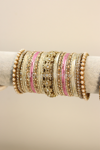Gulabi Gold || Bangle Set