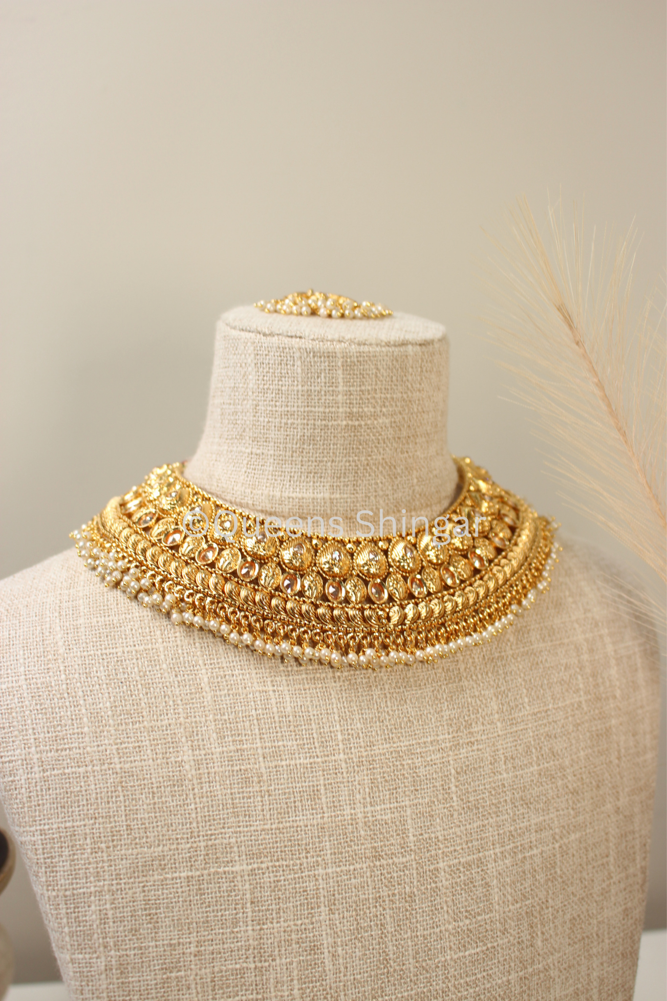 Shabnam || Gold Plated Set