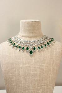 Tashi || American Diamond Set