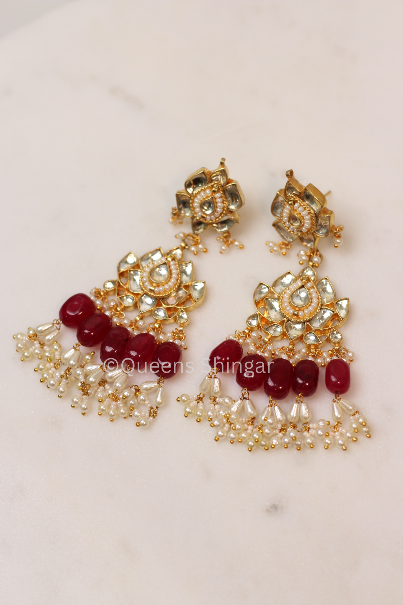 Mumtaz || Pachi Kundan Set