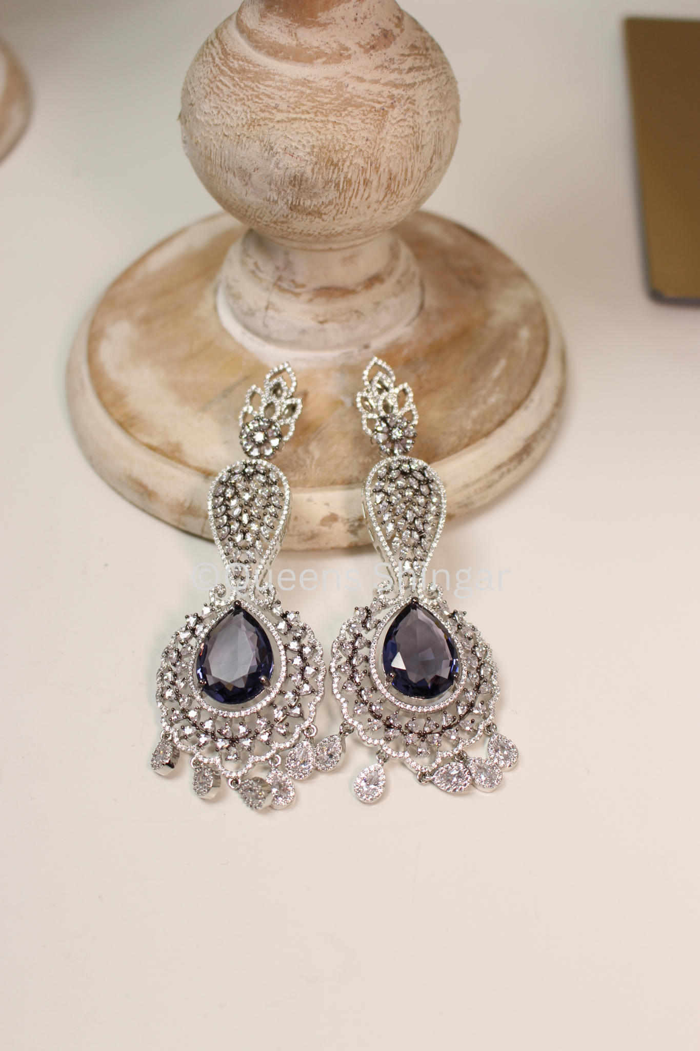 Tara || Amercian Diamond Earrings