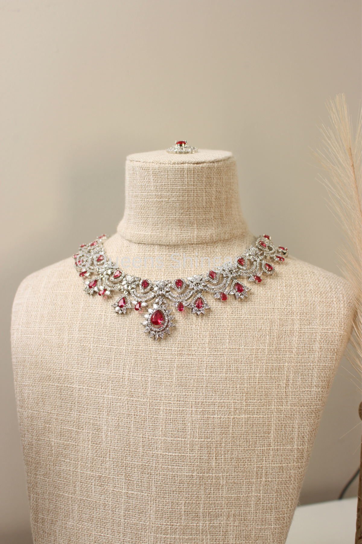 Maheer || American Diamond Set