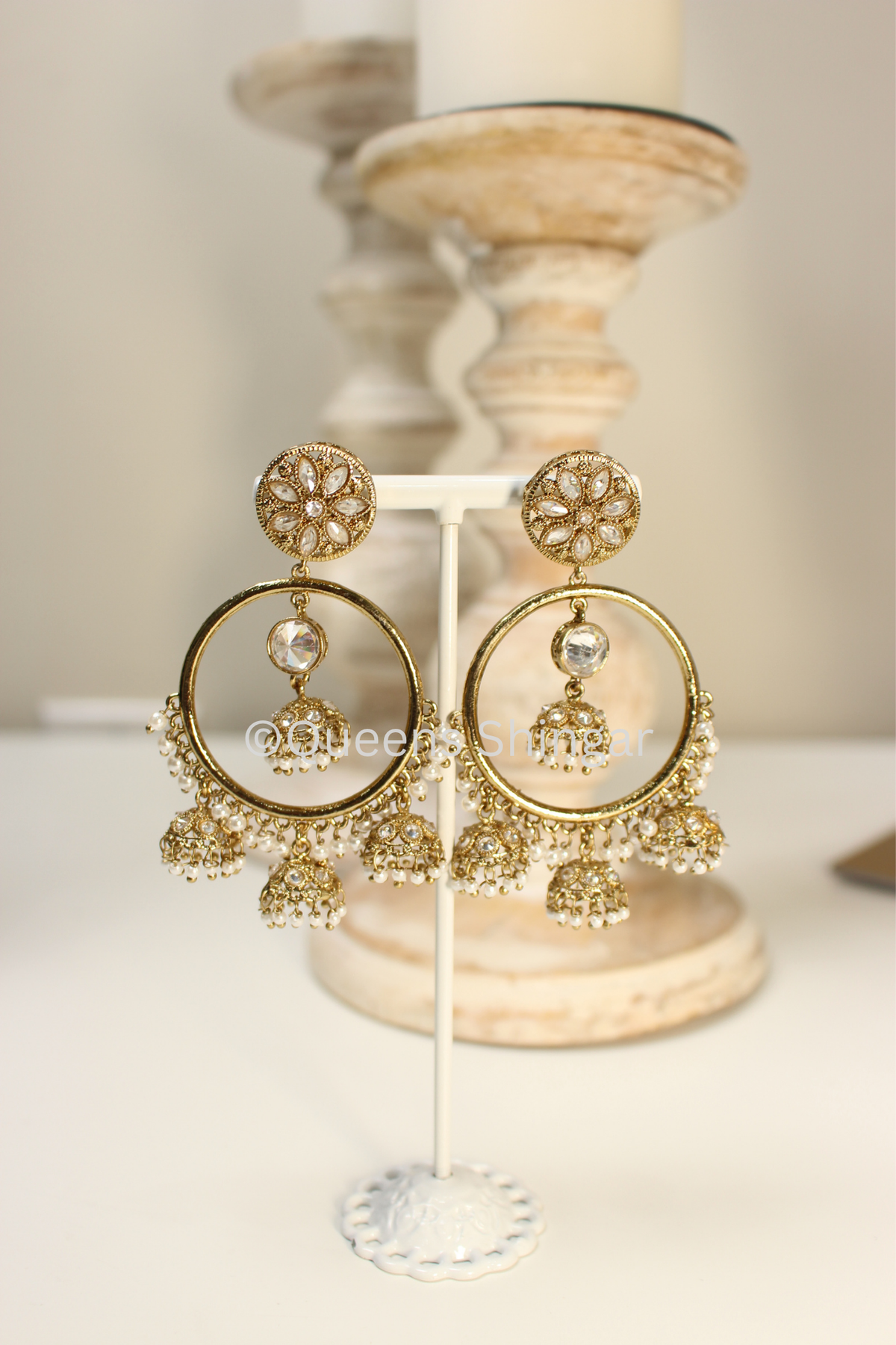 Naza || Earrings and Tikka