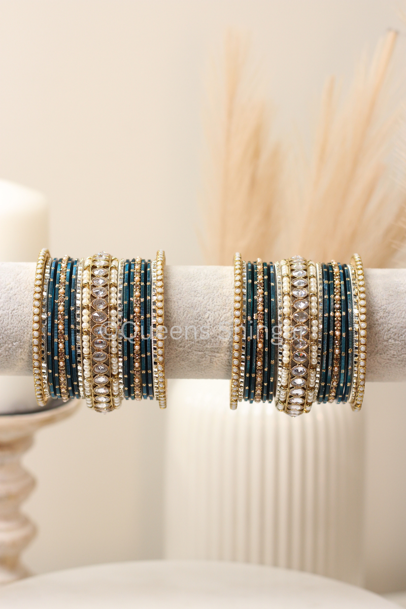 Peacock Bliss || Bangle Set