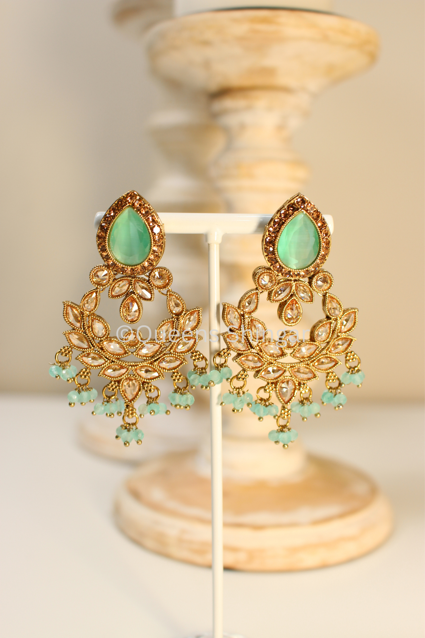 Rubi || Earrings and Tikka