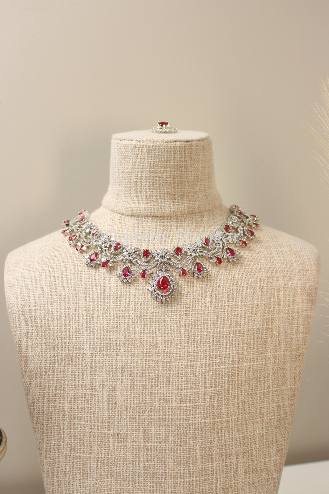 Maheer || American Diamond Set