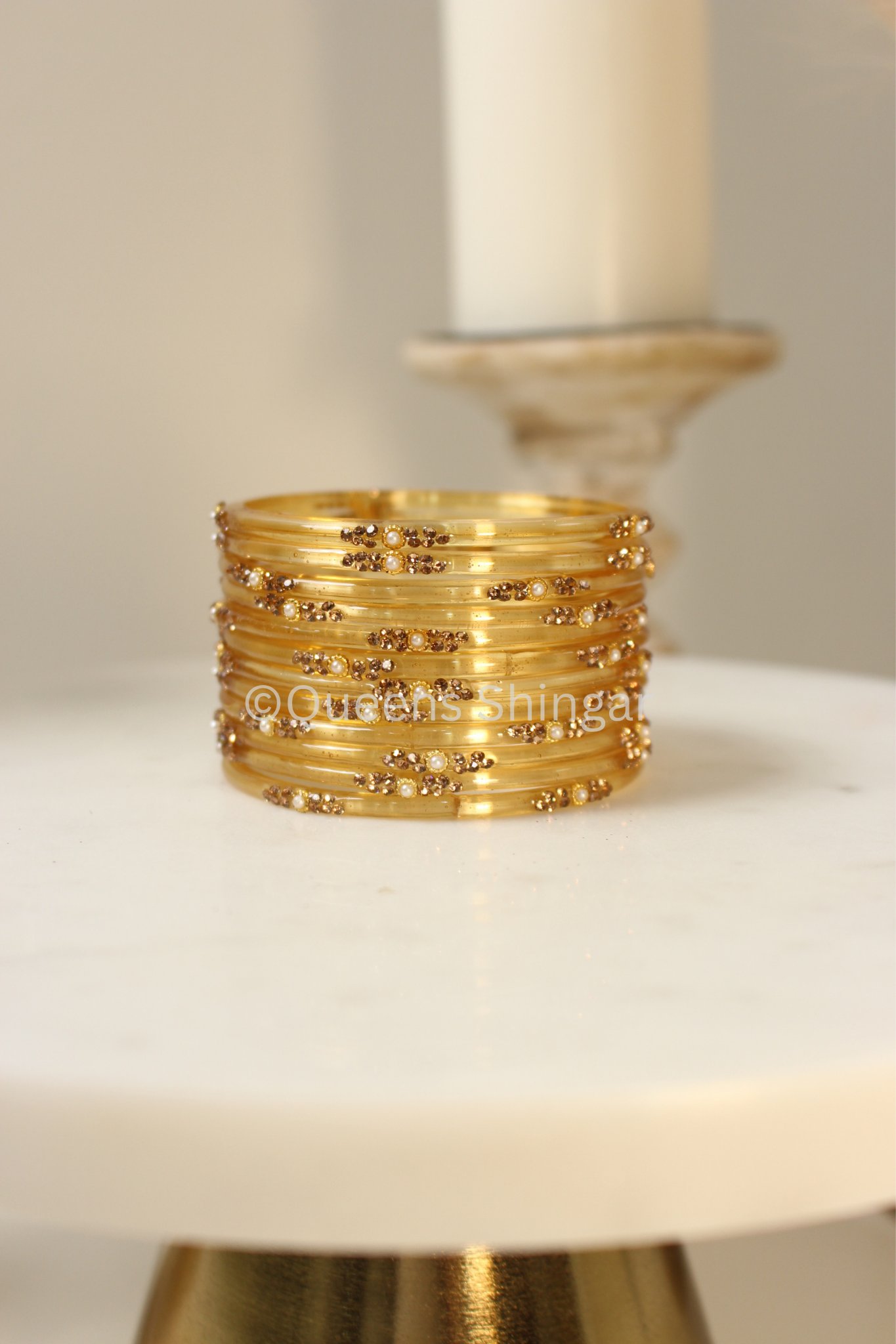 Sajna || Glass Bangle Box