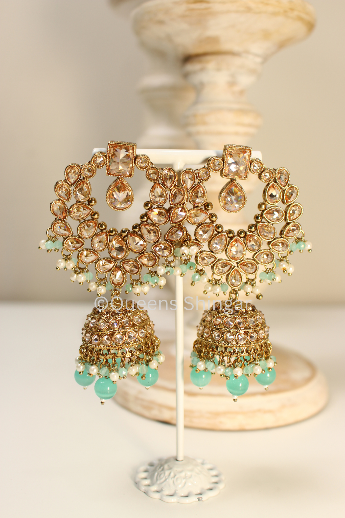 Isha || Earrings and Tikka