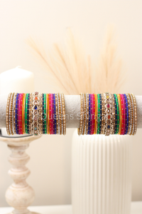 Multicolour Majesty  || Bangle Set