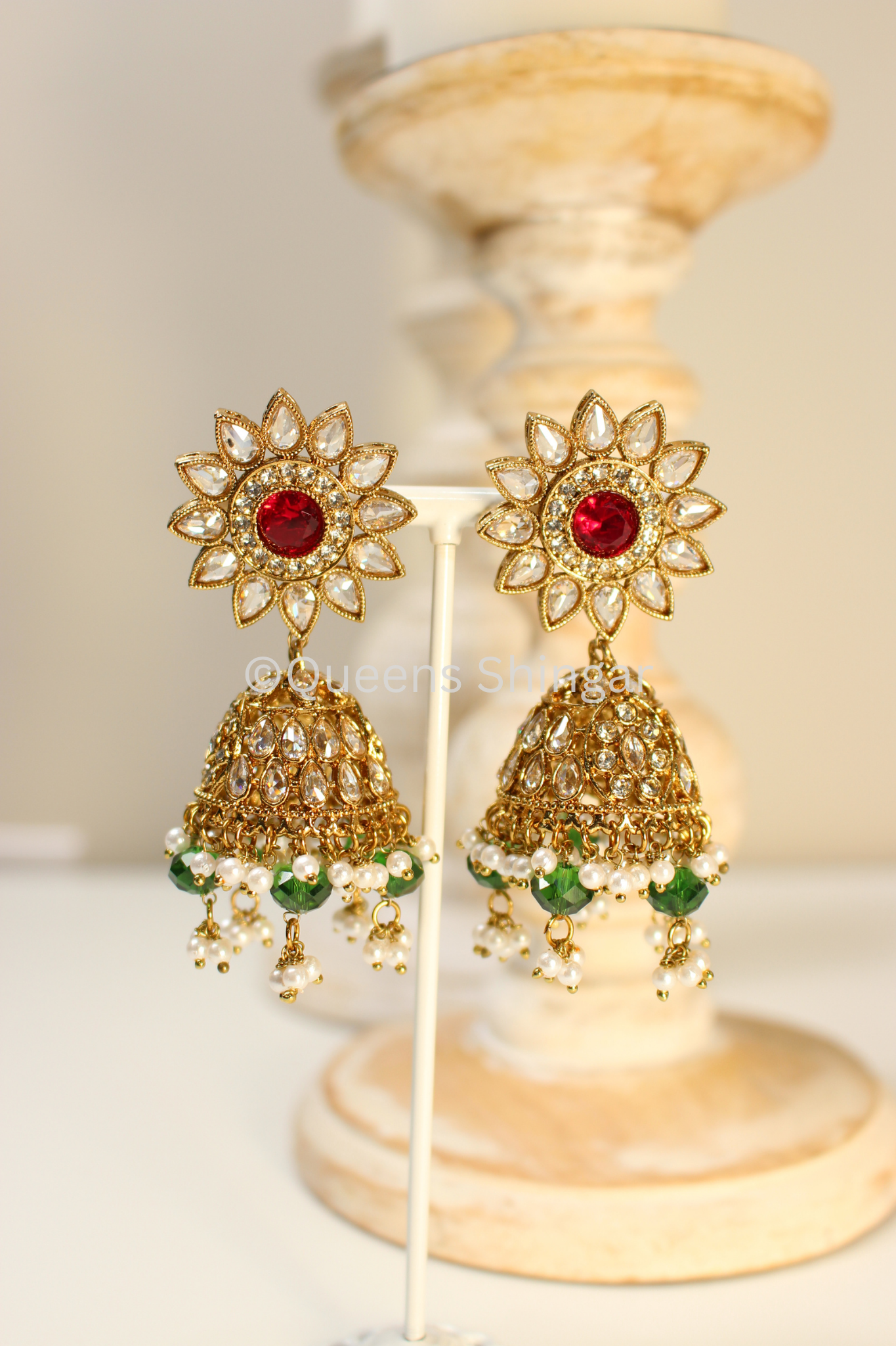 Taro || Earrings and Tikka