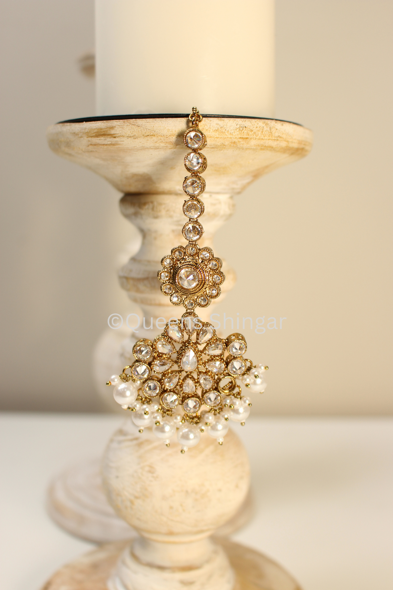 Jannat w/ Jhumkis || Earrings and Tikka