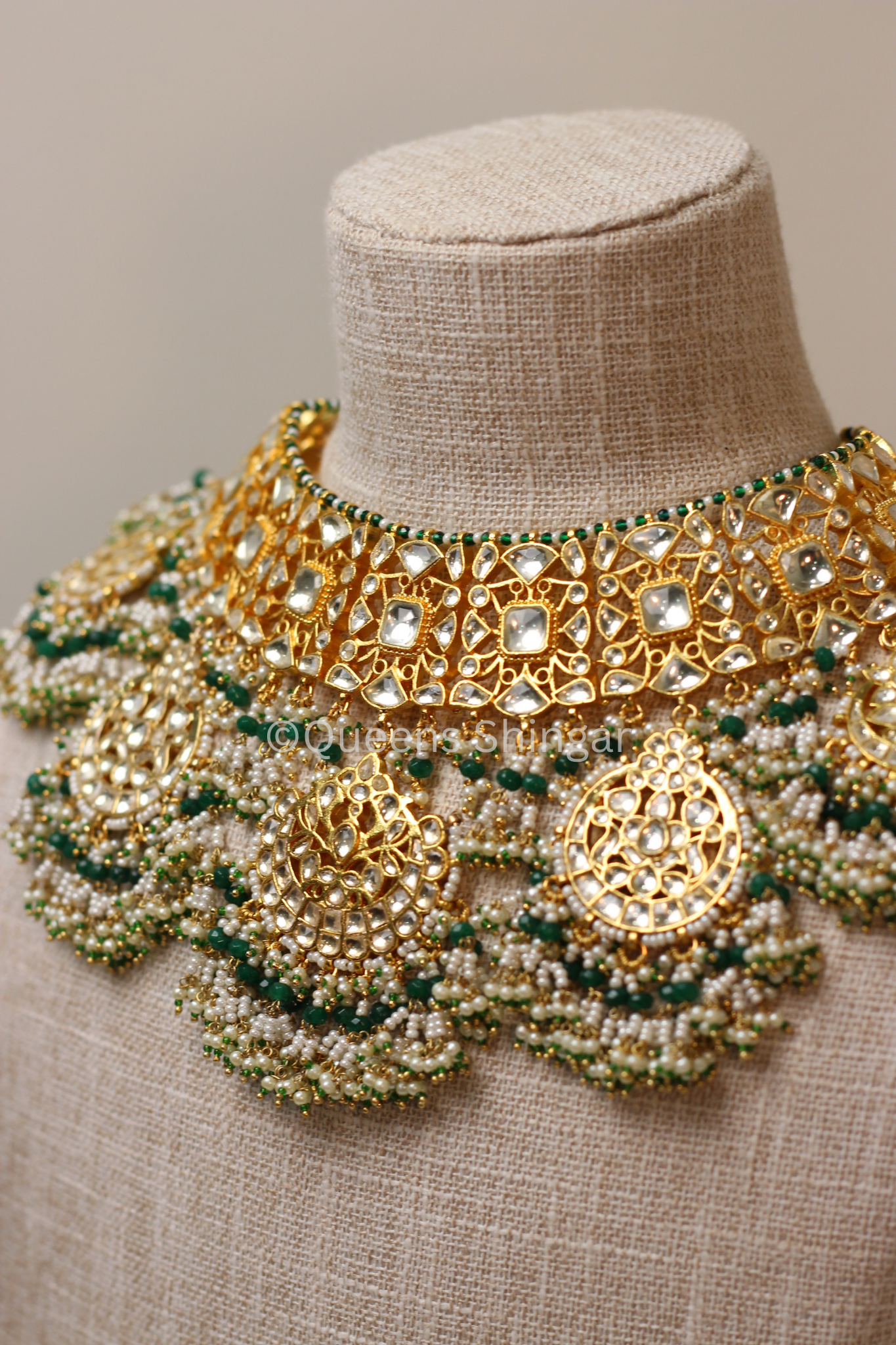 Samira || Pachi Kundan Set
