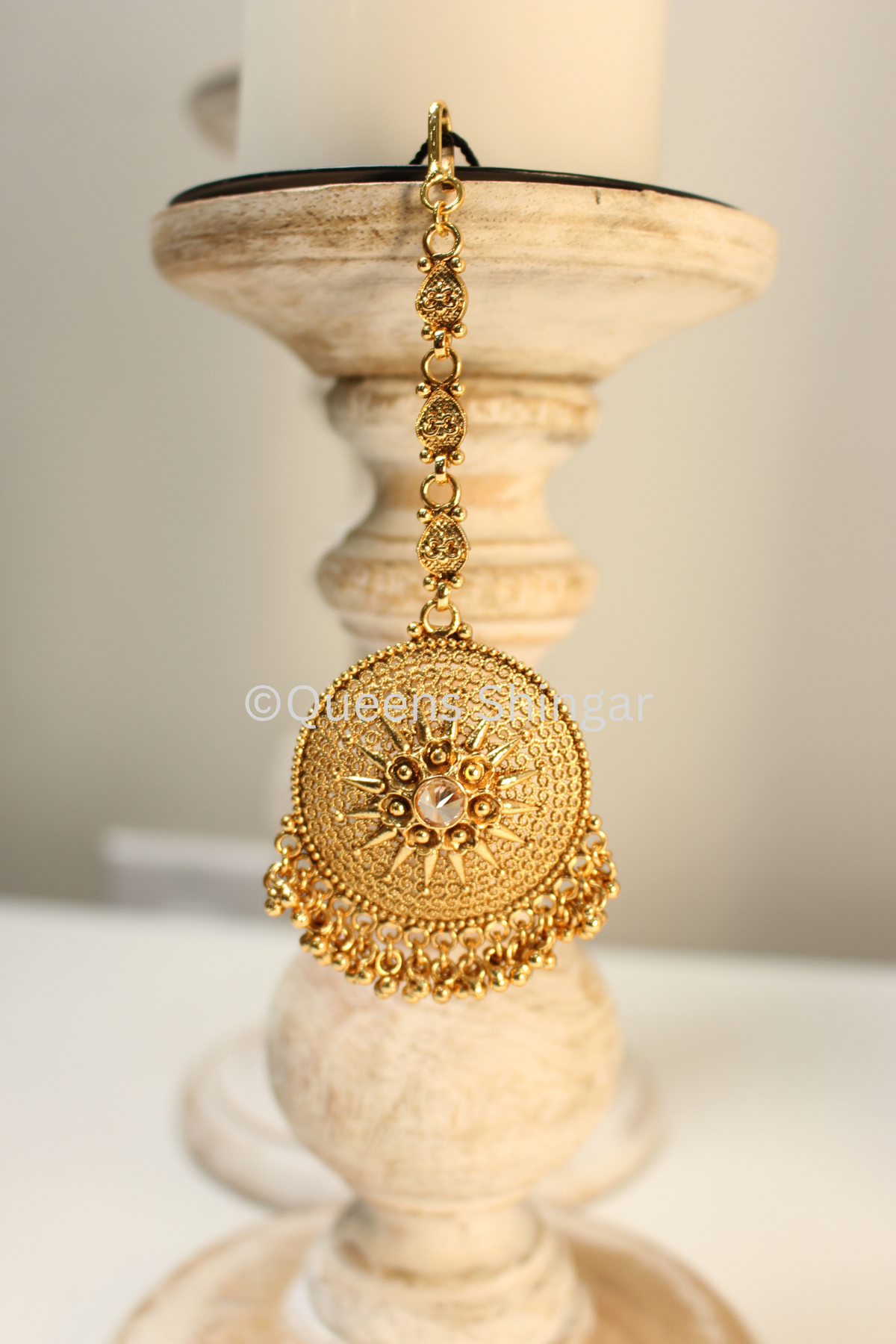 Surkh || Earrings and Tikka
