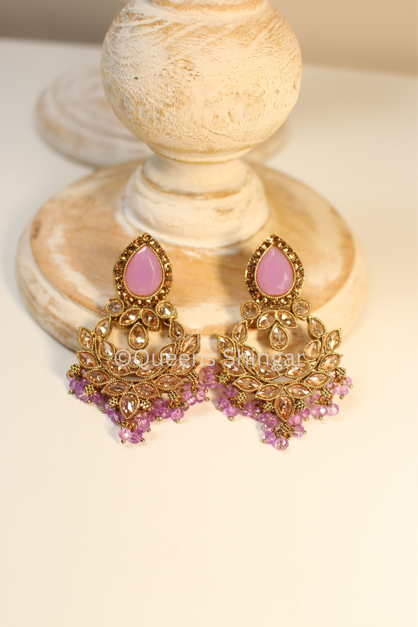 Rubi || Earrings and Tikka