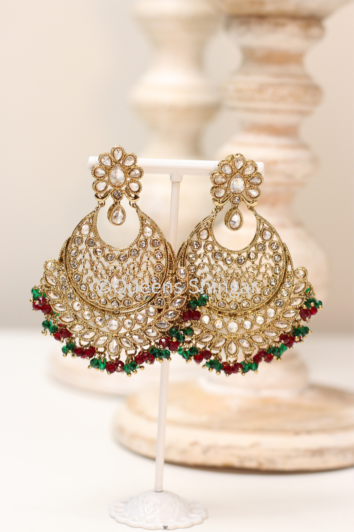 Ziva || Earrings and Tikka