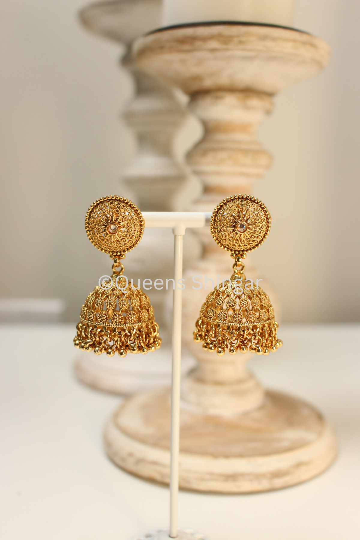 Surkh || Earrings and Tikka