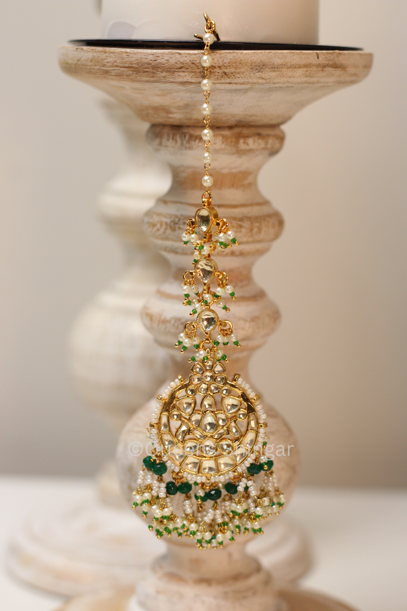 Samira || Pachi Kundan Set