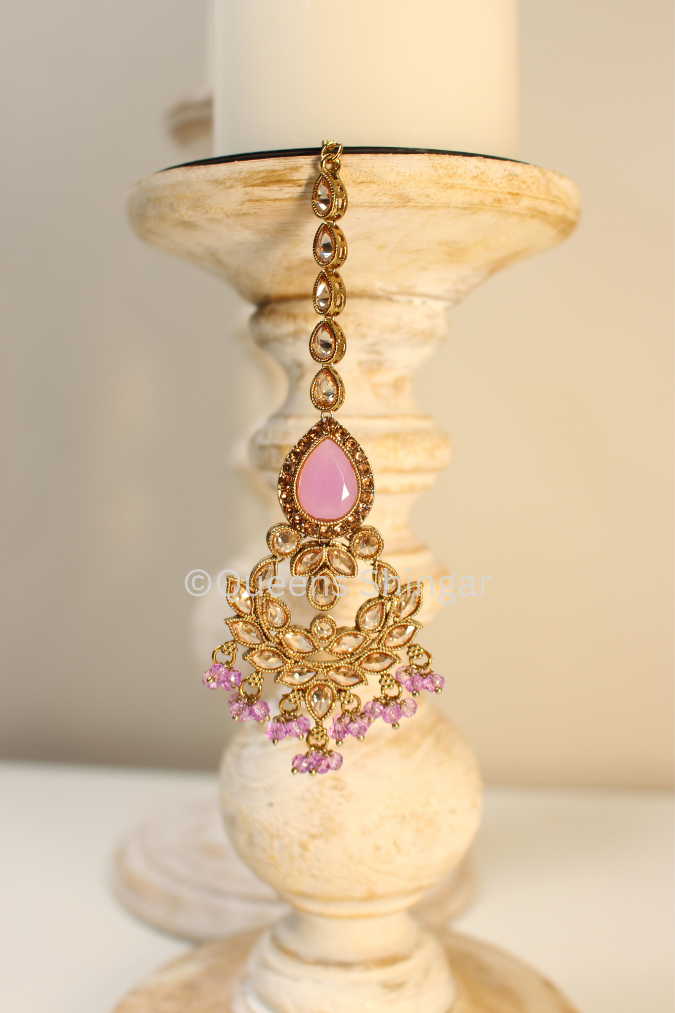Rubi || Earrings and Tikka