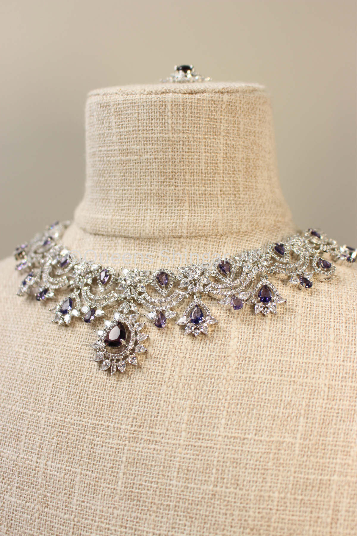 Maheer || American Diamond Set